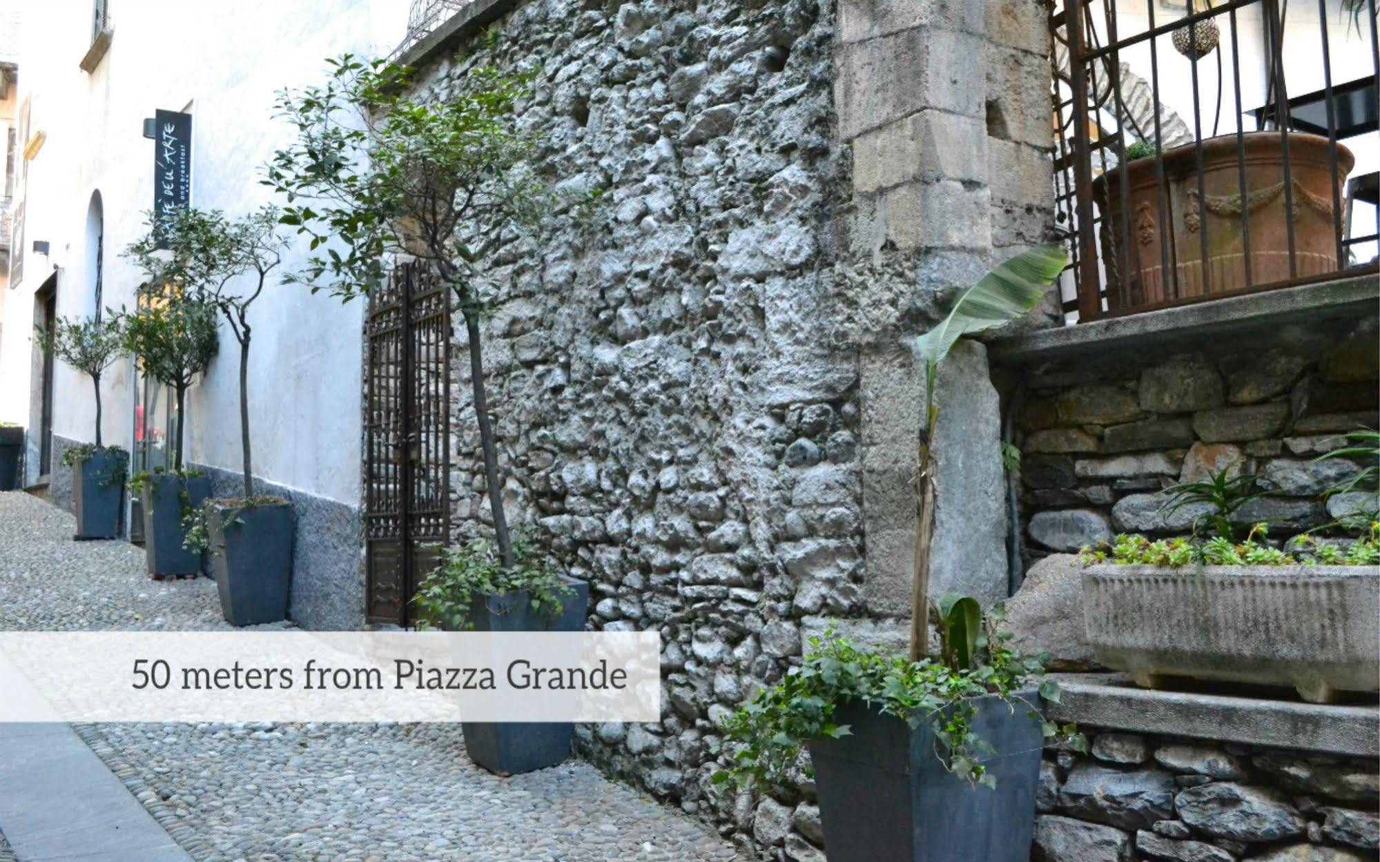 Caffe Dell'Arte Boutique Rooms Locarno Exterior foto